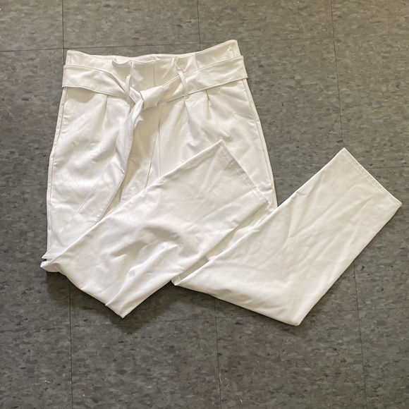 Commando faux leather paper bag pant in white size medium - Picture 3 of 6
